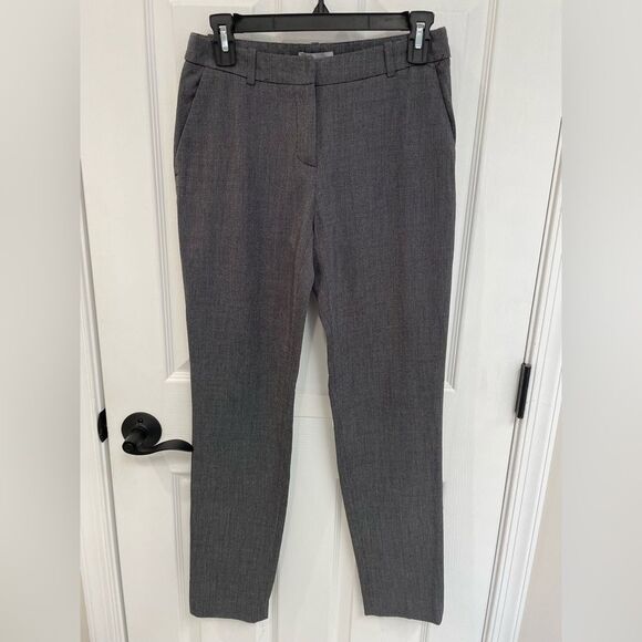 H&M Gray Professional Dress Pants Slim Fit Women’s Size 4 - Picture 1 of 7